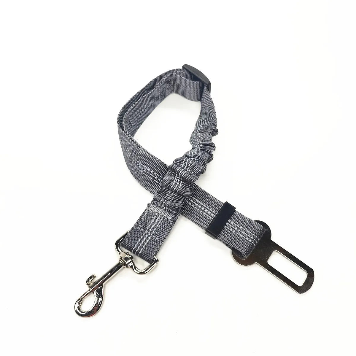 Ceinture de sécurité pour chien réglable durable ceinture de sécurité de  voiture réfléchissante élastique élastique Bungee Connect harnais de chien  dans le véhicule Travel Strap Leads